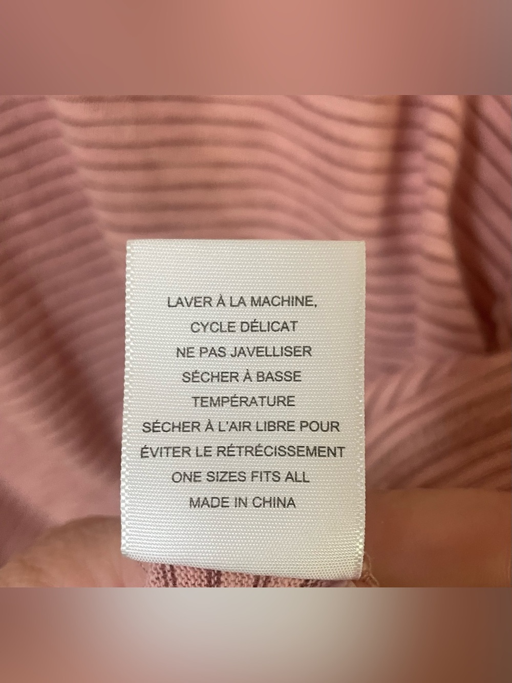 Mersea Top Tee Shirt Tshirt Women’s OS One Size ? Coastal Striped Pink Beach - Picture 6 of 6